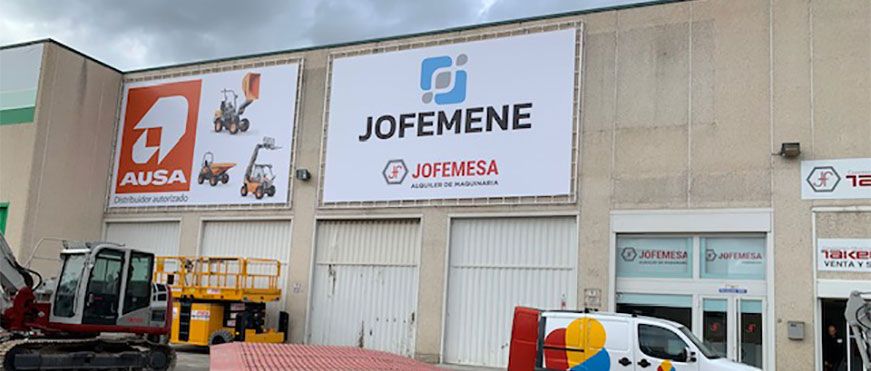 Lonas gigantes con bastidor para Jofemesa