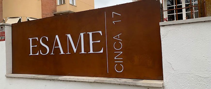 Placa de Acero Corten oxidado ESAME