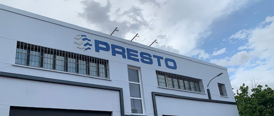 Rótulo Corpóreo en PVC Presto