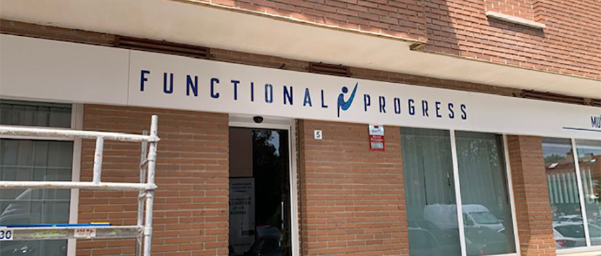 Rótulo en bandejas de dibond