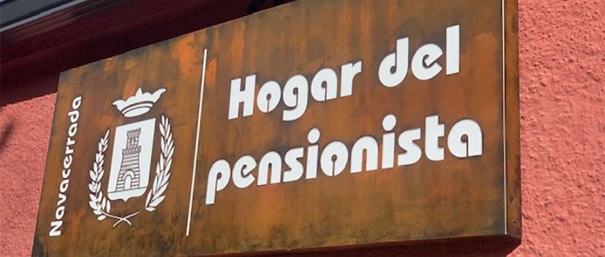 Bandeja de Acero Corten recortada