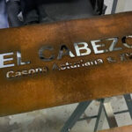 Placa de Acero Corten recortada